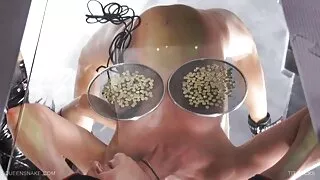 Filmer au téléphone alors qu'une blonde donne des crustacés dans film porno français entier la salle de bain